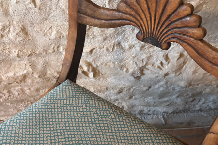 Chaise Motif Coquille Saint Jacques - Détail